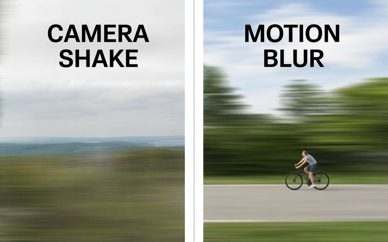 camera shake and motion blur