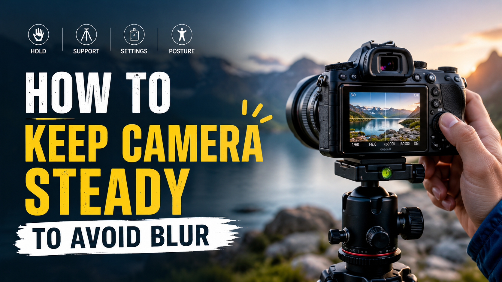 how to keep camera steady